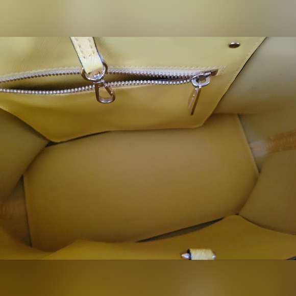 Michael Kors Yellow Tote Bag - Picture 7 of 10